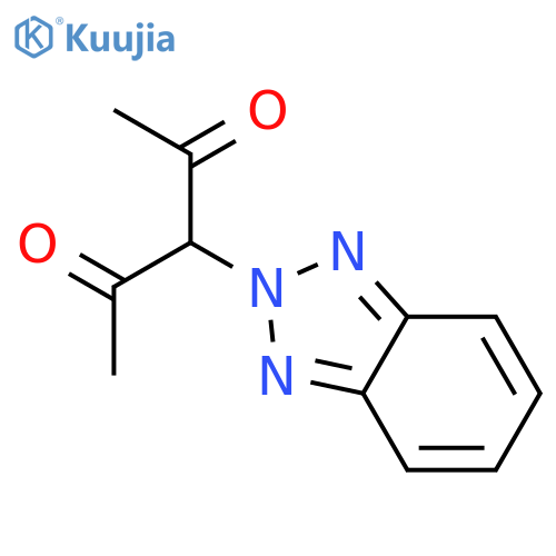2,4-PENTANEDIONE, 3-(2H-BENZOTRIAZOL-2-YL)- structure