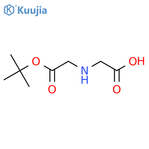2-{2-(tert-butoxy)-2-oxoethylamino}acetic acid structure