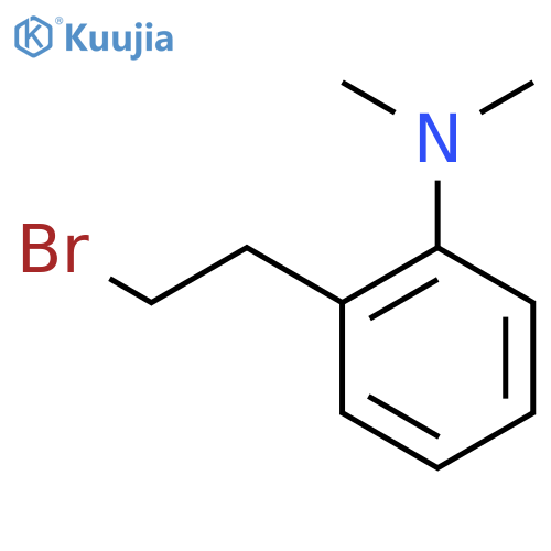 2-(2-bromoethyl)-N,N-dimethylaniline structure