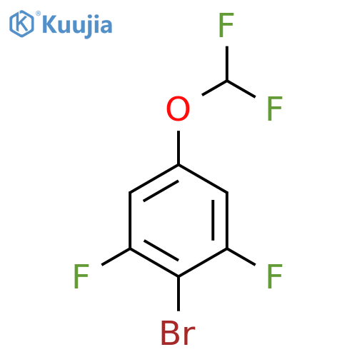 1-Bromo-2,6-difluoro-4-(difluoromethoxy)benzene structure