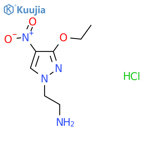 2-(3-Ethoxy-4-nitro-1H-pyrazol-1-yl)ethylamine Hydrochloride structure