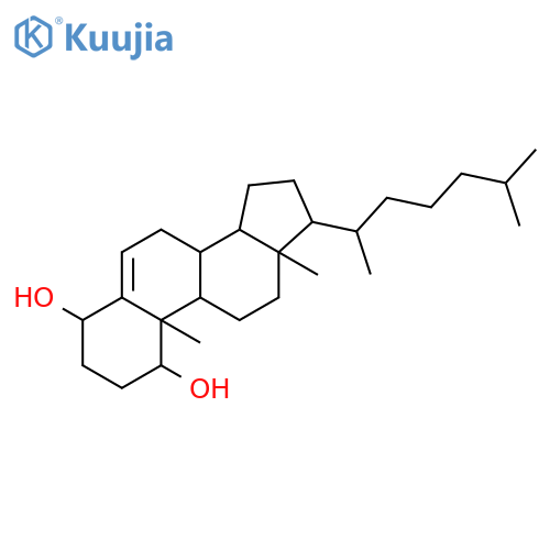 cholest-5-en-1beta,4beta-diol structure