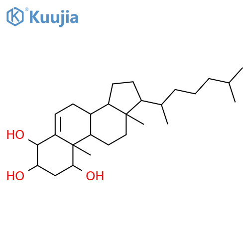 cholest-5-en-1alpha,3beta,4alpha-triol structure