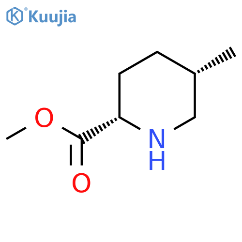 Methyl (2S,5S)-5-methylpiperidine-2-carboxylate structure