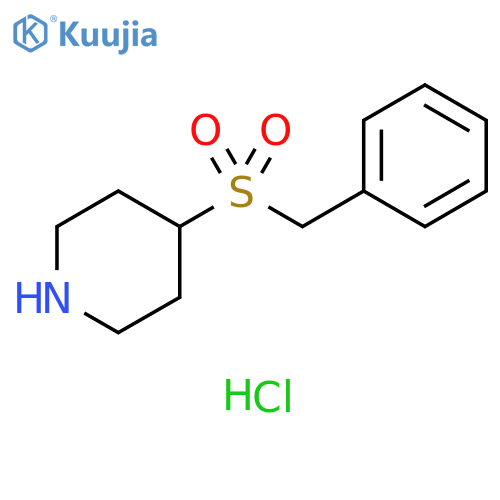 4-phenylmethanesulfonylpiperidine hydrochloride structure