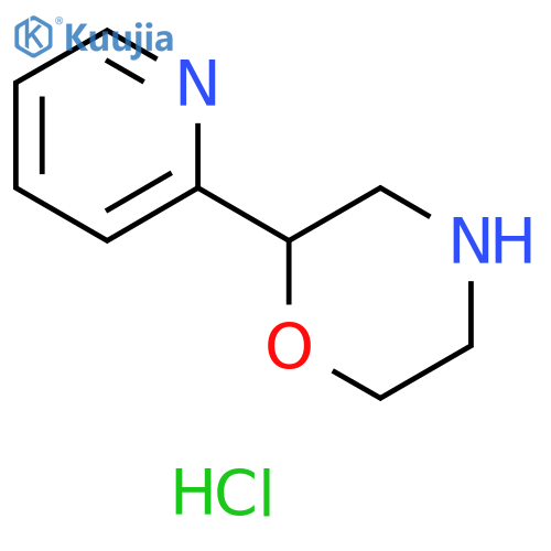 2-(pyridin-2-yl)morpholine dihydrochloride structure