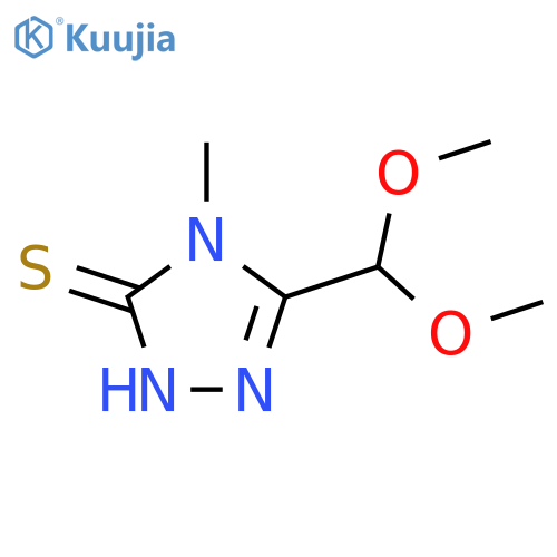 5-(Dimethoxymethyl)-4-methyl-4H-1,2,4-triazole-3-thiol structure