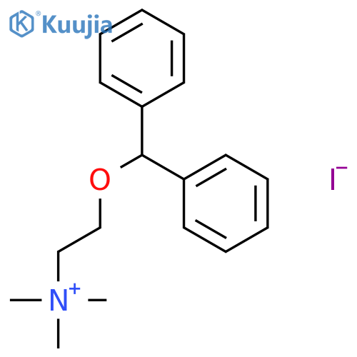 Diphenhydramine Methiodide structure
