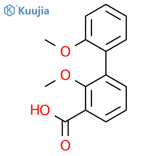 2-Methoxy-3-(2-methoxyphenyl)benzoic acid structure