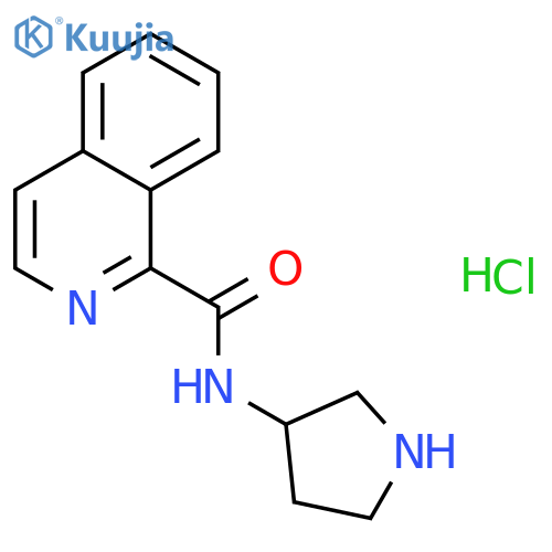 N-(Pyrrolidin-3-yl)isoquinoline-1-carboxamide hydrochloride structure