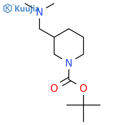 Tert-Butyl 3-((dimethylamino)methyl)piperidine-1-carboxylate structure