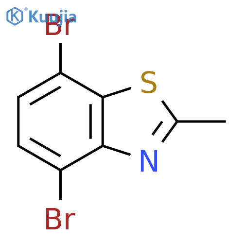 4,7-Dibromo-2-methylbenzo[d]thiazole structure