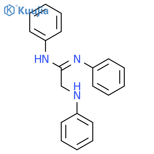 N,N'-diphenyl-2-(phenylamino)ethanimidamide structure