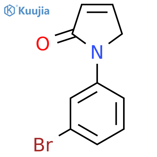 1-(3-bromophenyl)-2,5-dihydro-1H-pyrrol-2-one structure