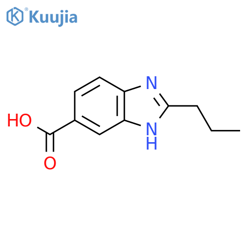 2-propyl-1H-Benzimidazole-6-carboxylic acid structure