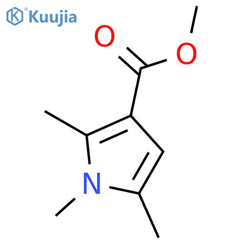 Methyl 1,2,5-trimethyl-1H-pyrrole-3-carboxylate structure