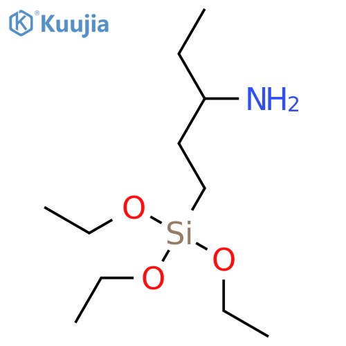 3-Pentanamine, 1-(triethoxysilyl)- structure