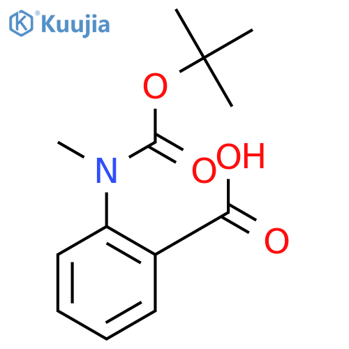2-(tert-Butoxycarbonylmethylamino)benzoic Acid structure