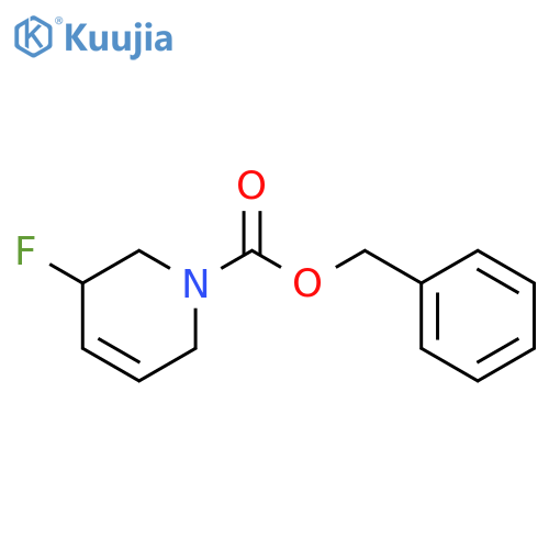 benzyl 3-fluoro-1,2,3,6-tetrahydropyridine-1-carboxylate structure