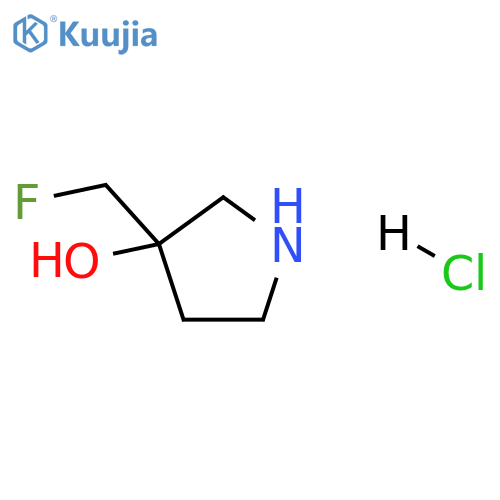 3-(Fluoromethyl)pyrrolidin-3-ol hydrochloride structure