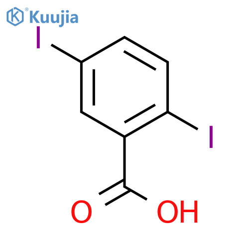 2,5-Diiodobenzoic acid structure