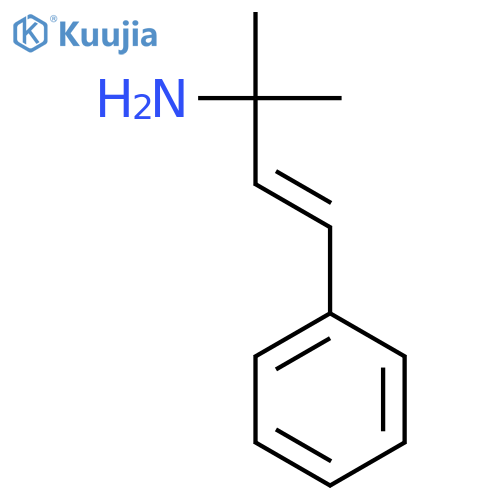 2-methyl-4-phenylbut-3-en-2-amine structure