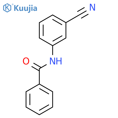 N-(3-Cyanophenyl)benzamide structure