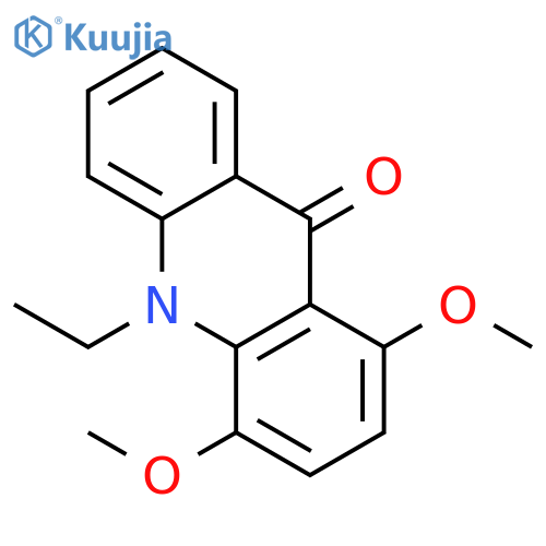 9(10H)-Acridinone,10-ethyl-1,4-dimethoxy- structure