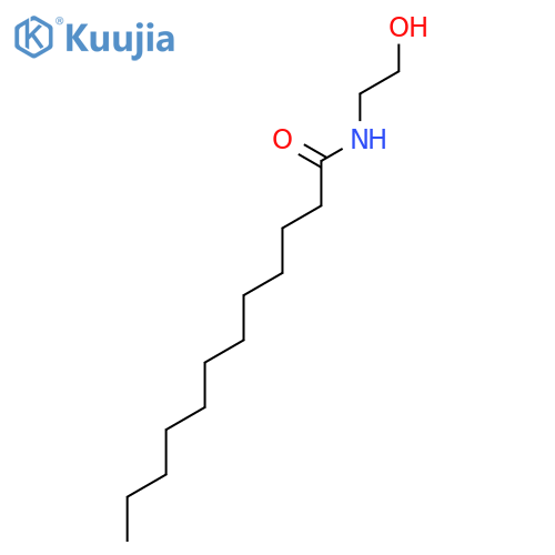 N-(2-Hydroxyethyl)dodecanamide structure