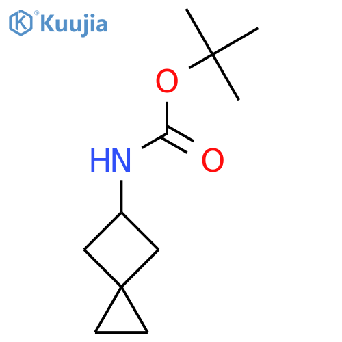 tert-Butyl spiro[2.3]hexan-5-ylcarbamate structure