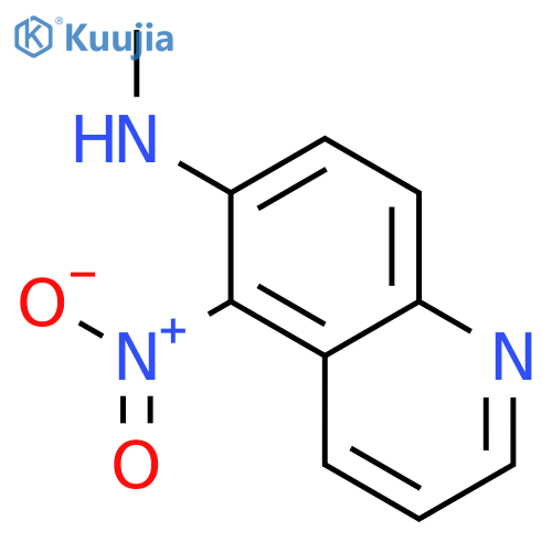 5-Nitro-6-methylaminoquinoline structure