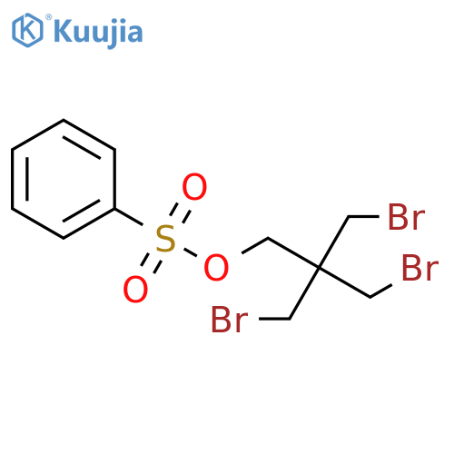 1-benzenesulfonyloxy-3-bromo-2,2-bis-bromomethyl-propane structure