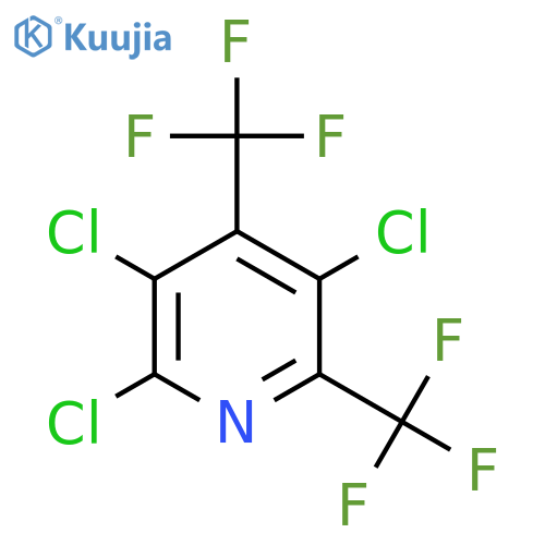 2,3,5-Trichloro-4,6-bistrifluoromethyl pyridine structure