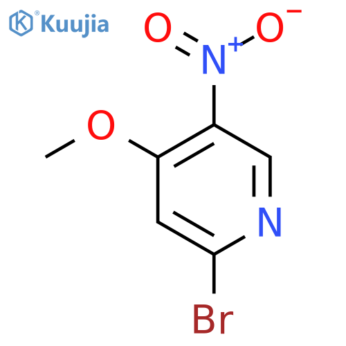 2-Bromo-4-methoxy-5-nitropyridine structure