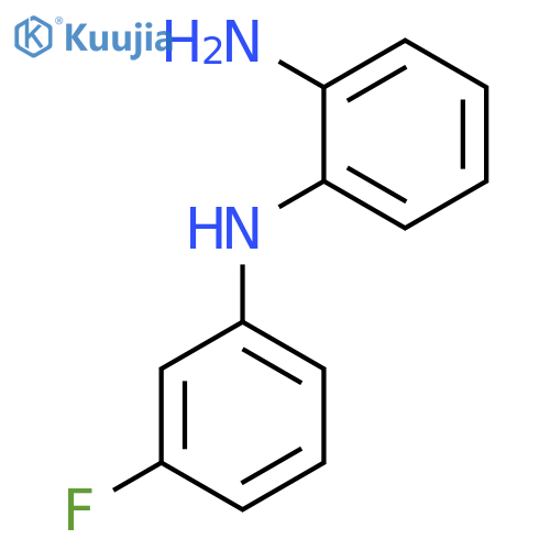 1,2-Benzenediamine, N-(3-fluorophenyl)- structure