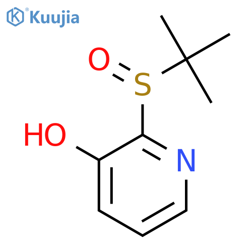 3-Pyridinol,2-[(1,1-dimethylethyl)sulfinyl]- structure