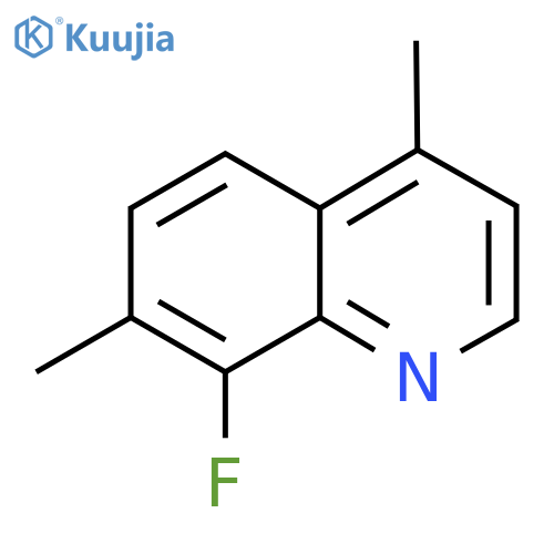 8-Fluoro-4,7-dimethylquinoline structure