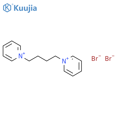 1-4-(pyridin-1-ium-1-yl)butylpyridin-1-ium dibromide structure