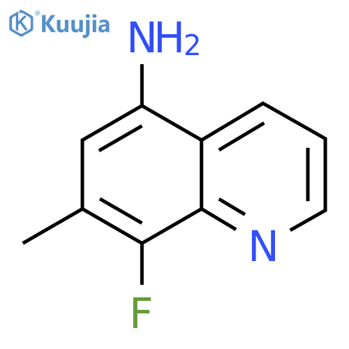 8-Fluoro-7-methylquinolin-5-amine structure