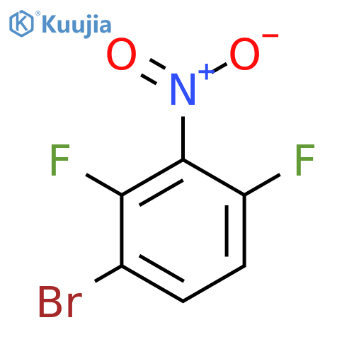 1-Bromo-2,4-difluoro-3-nitrobenzene structure