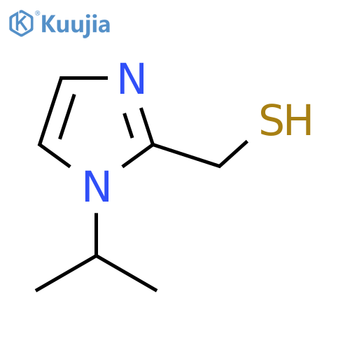1-(propan-2-yl)-1H-imidazol-2-ylmethanethiol structure
