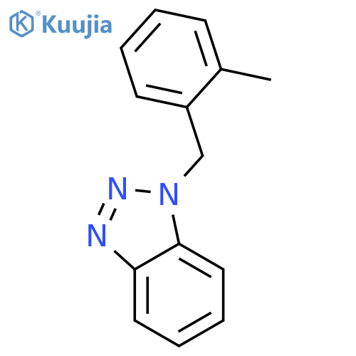 1-[(2-methylphenyl)methyl]-1H-1,2,3-benzotriazole structure
