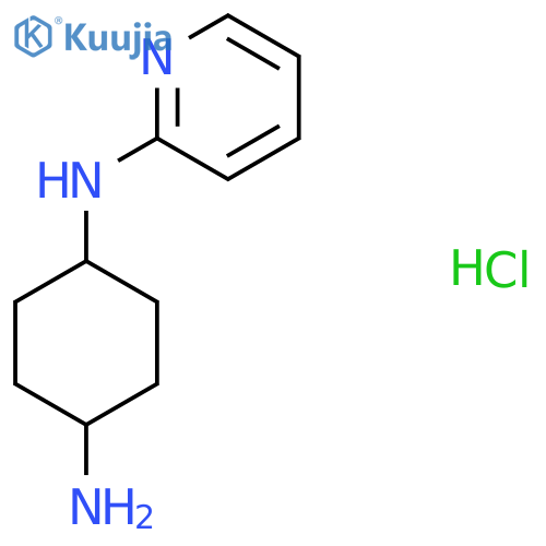 (1r,4r)-N1-(pyridin-2-yl)cyclohexane-1,4-diamine hydrochloride structure