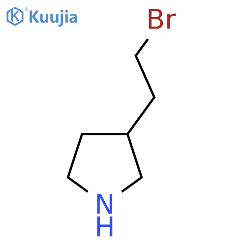 3-(2-Bromoethyl)pyrrolidine structure
