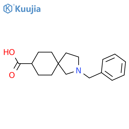 2-Benzyl-2-azaspiro[4.5]decane-8-carboxylic acid structure