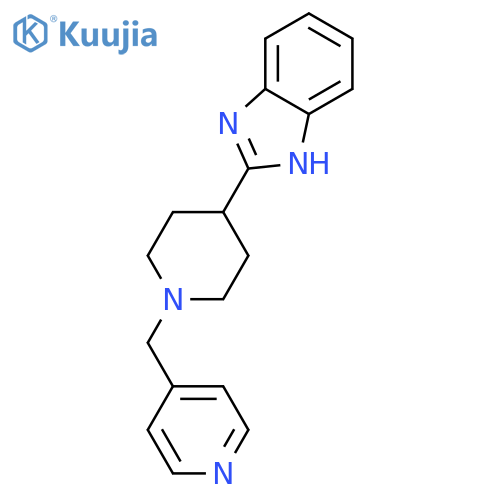 2-(1-(Pyridin-4-ylmethyl)piperidin-4-yl)-1H-benzo[d]imidazole structure