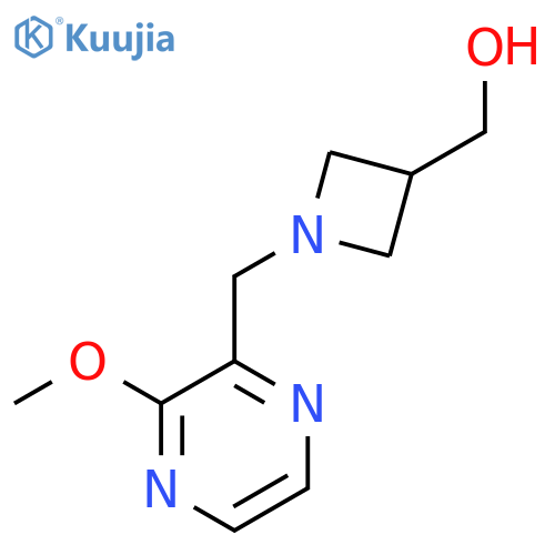 (1-((3-Methoxypyrazin-2-yl)methyl)azetidin-3-yl)methanol structure