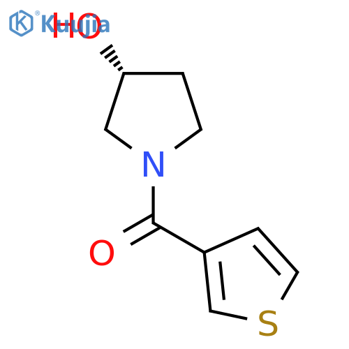 (R)-(3-Hydroxypyrrolidin-1-yl)(thiophen-3-yl)methanone structure