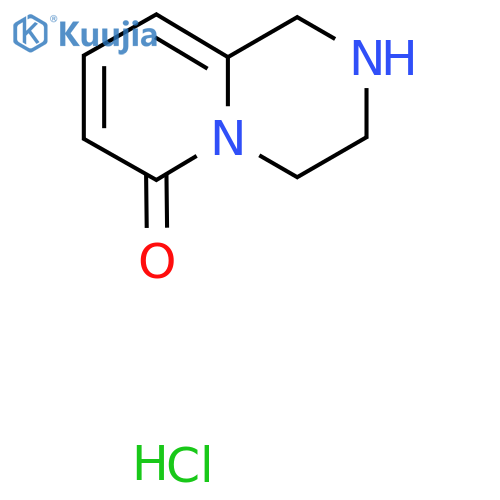 1,2,3,4-tetrahydropyrido[1,2-a]pyrazin-6-one;hydrochloride structure
