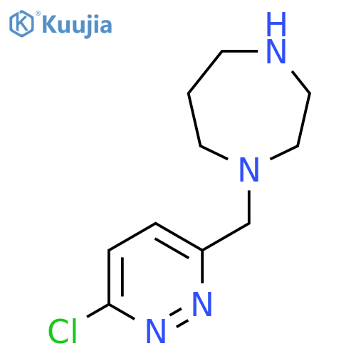 1-[(6-Chloropyridazin-3-yl)methyl]-1,4-diazepane structure